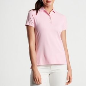Peter Millar light pink golf polo (EUC)